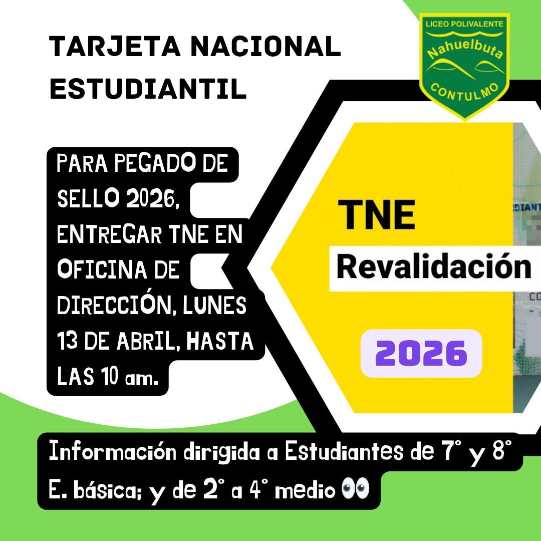 TNE Revalidación 2026